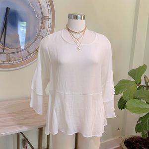Anthropology White Blouse!